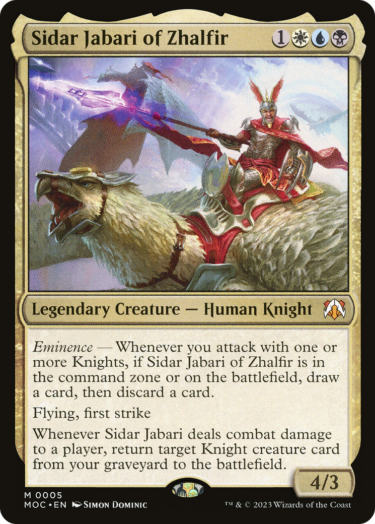 Sidar Jabari de Zhalfir [Commandant du Tournoi des machines]