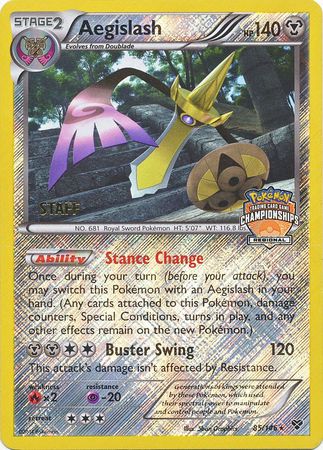 Aegislash (85/146) (Promoción de Campeonato Regional - Miembro del Equipo) [XY: Set Básico]