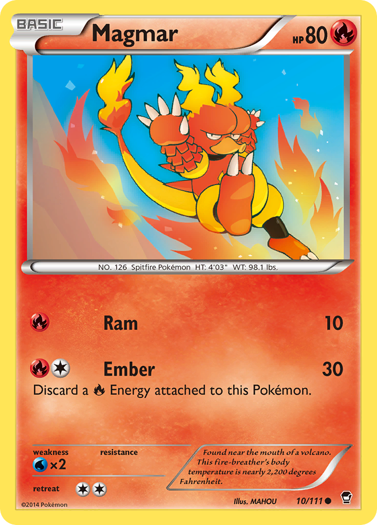 Magmar (10/111) [XY: Poings Furieux]