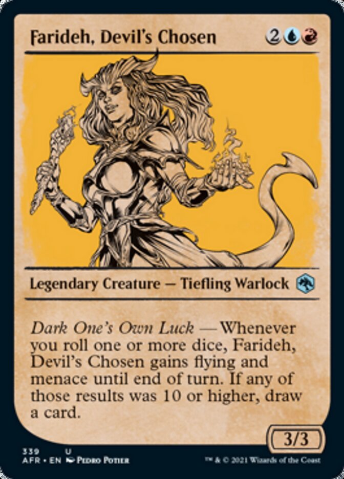 Farideh, elegida del Diablo (ejemplar de exhibición) [Dungeons & Dragons: Adventures in the Forgotten Realms]