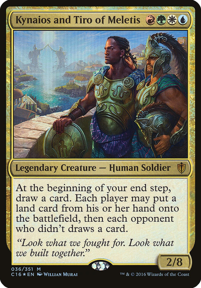 Kynaios et Tiro de Mélétis (Grand format) [Commander 2016 Grand format]