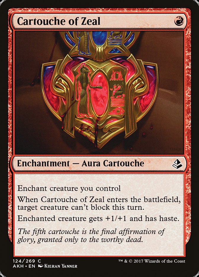 Cartouche de la zèle [Amonkhet]