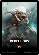 Carte à thème rebelle [Phyrexia: L'unité de tous les jetons]