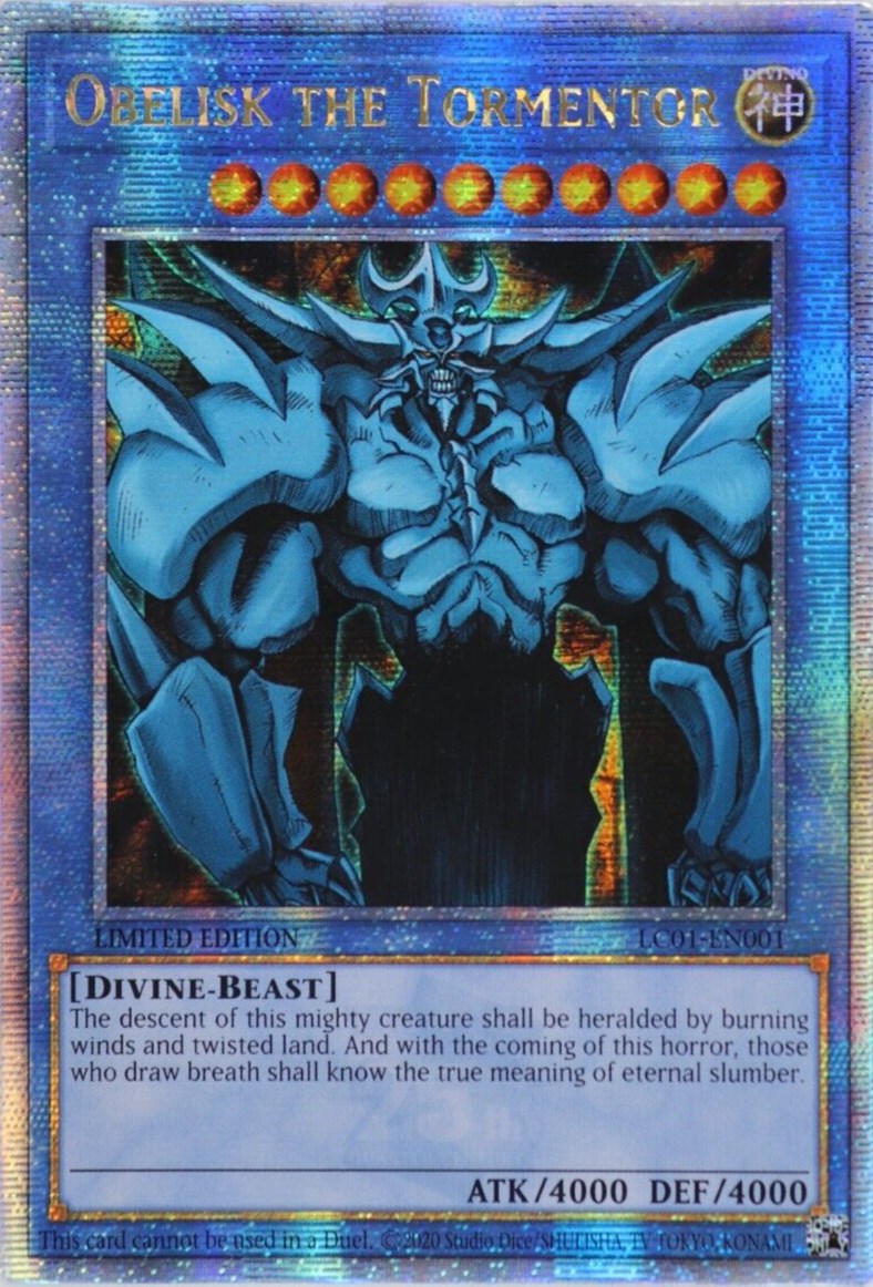 Obelisco el Atormentador (25 Aniversario) [LC01-EN001] Quarter Century Secret Rare