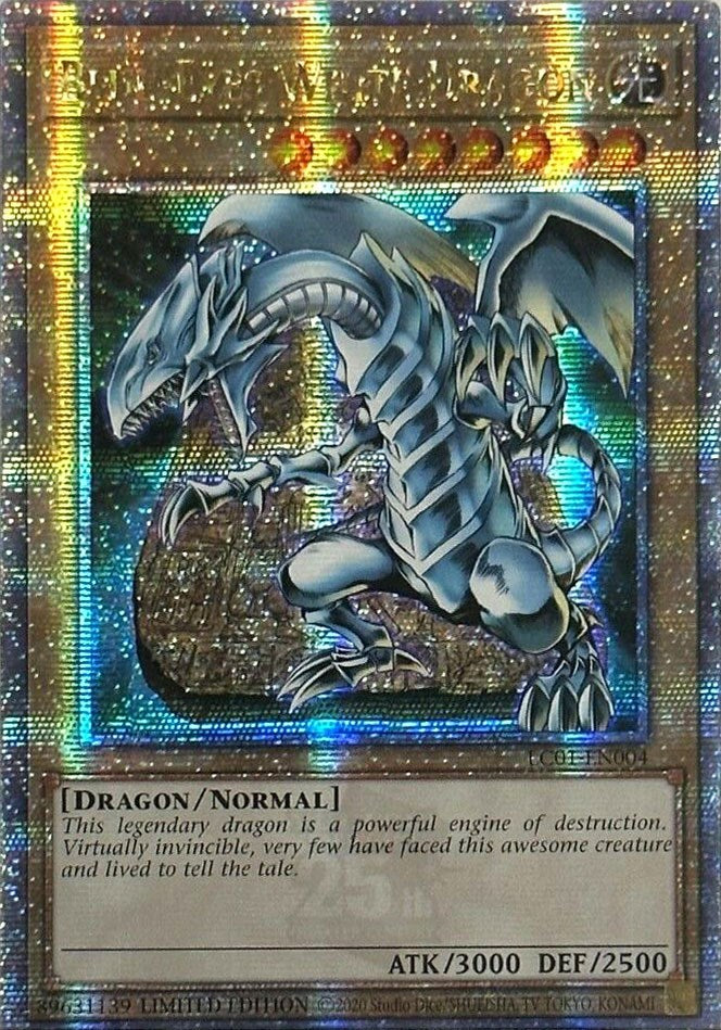 Dragón Blanco de Ojos Azules (25º Aniversario) [LC01-EN004] Quarter Century Secret Rare