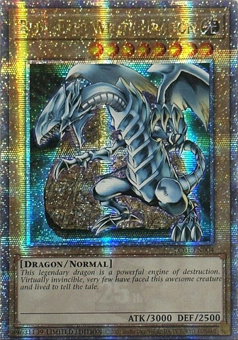 Dragon Blanc aux Yeux Bleus (25e Anniversaire) [LC01-FR004] Quarter Century Secret Rare