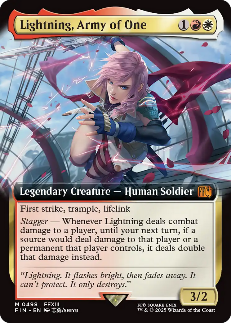 Lightning, armée à elle seule (Extended Art) [FINAL FANTASY]