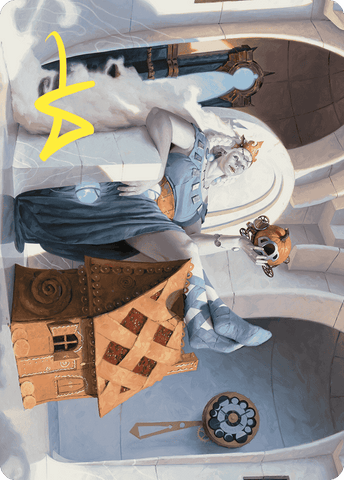 Carte artistique Beluna Grande-Rafale (Signature estampée or) [Série d’illustrations Les friches d’Eldraine]