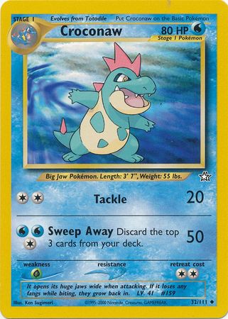 Crocodil (32/111) [Neo Genesis Unlimited]