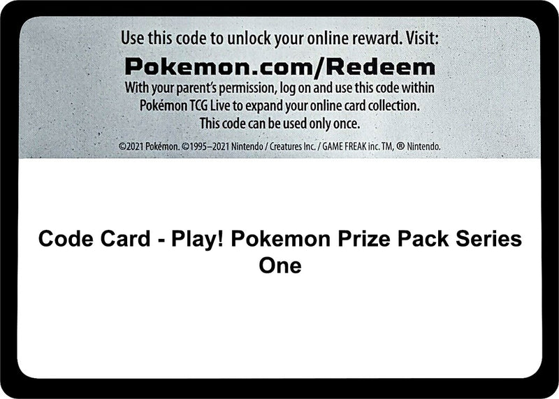 Image for Code Card - Play! Pokemon Prize Pack Series One - Pokemon