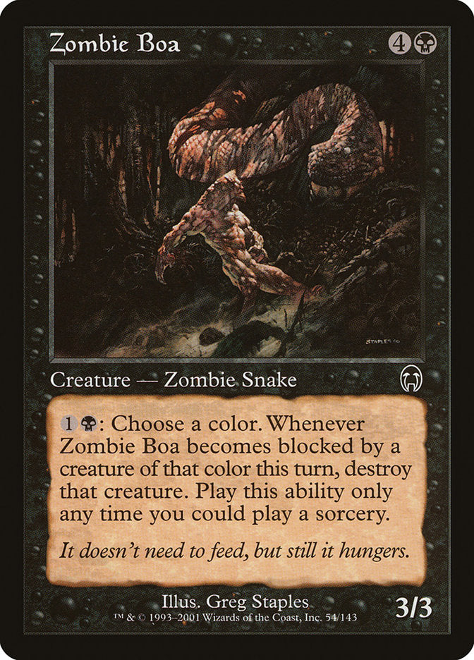 Boa Zombie [Apocalypse]