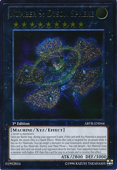 Numéro 9 : Sphère Dyson (UTR) [ABYR-FR044] Ultimate Rare