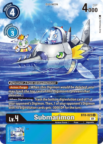 Submarimon [BT8-023] (Paquete de Torneo Oficial Vol.9) [Nuevas Promos Despertar]