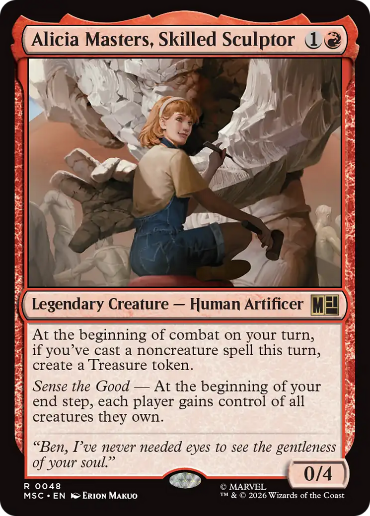 Alicia Masters, Escultora Experta [Marvel Super Heroes Commander]