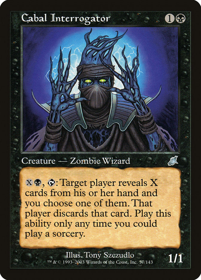 Interrogateur cabal [Fléau]