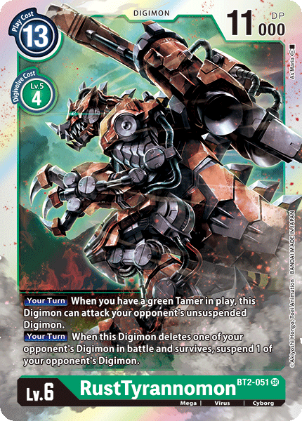 RustTyrannomon [BT2-051] [Lanzamiento de la Edición Especial de Mejora Ver.1.0]