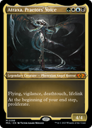 Atraxa, la Voz de los Praetors (Grabado foil) [Leyendas del Multiverso]