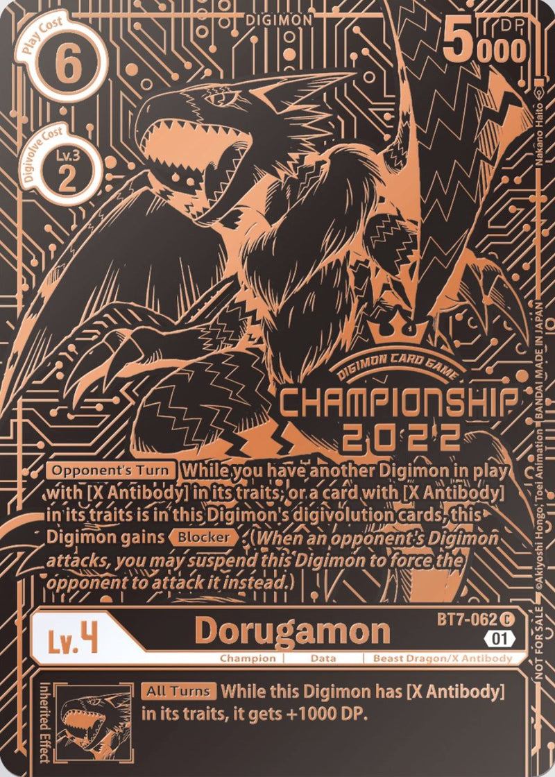 Dorugamon [BT7-062] (Finales del Campeonato de 2022, 3er Lugar) [Promociones Next Adventure]