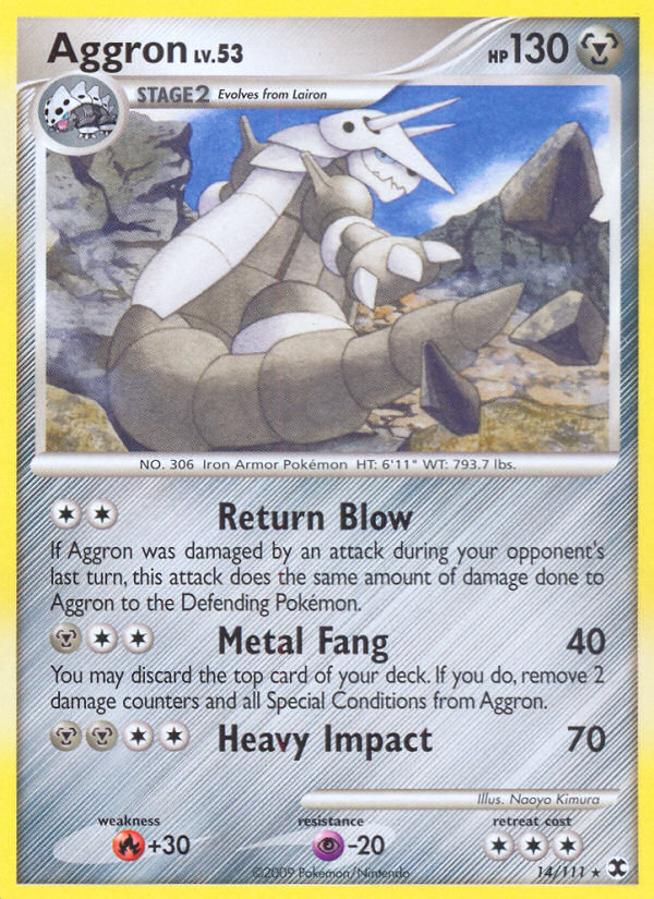 Aggron (14/111) [Platino: Duelos Secretos]