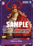 Who's.Who (Paquete de Torneo Vol. 3) [Ganador] [Cartas Promocionales de One Piece]
