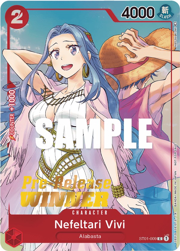 Nefeltari Vivi (Torneo/Ganador de Prelanzamiento OP-03) [Cartas Promocionales de One Piece]