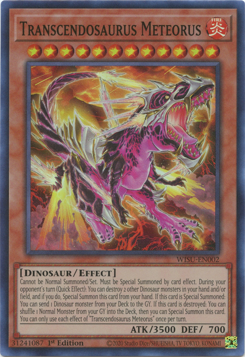 Transcendosaurio Meteoro [WISU-EN002] Super Rara