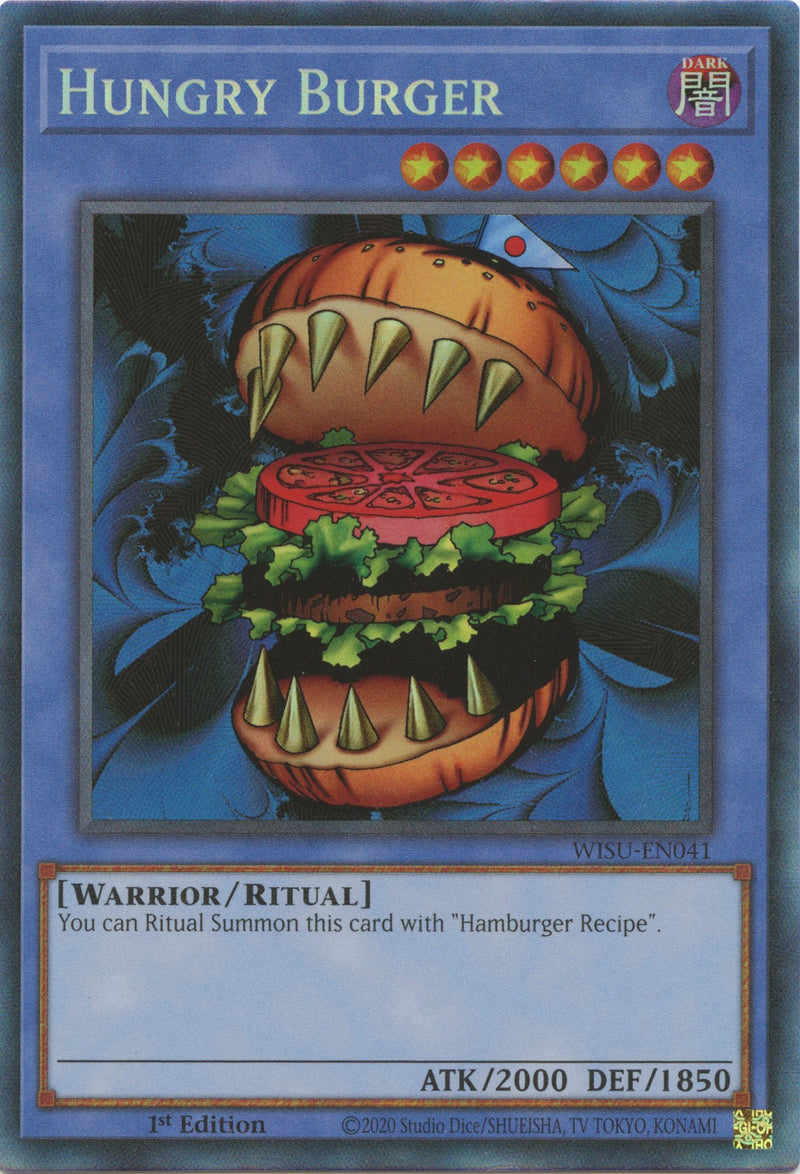 Hamburguesa Hambrienta [WISU-EN041] Rara de Coleccionista