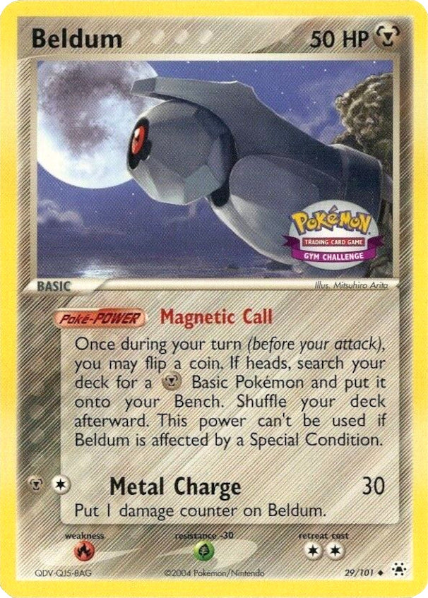 Beldum (29/101) (Gym Challenge) [EX: Leyendas Escondidas]
