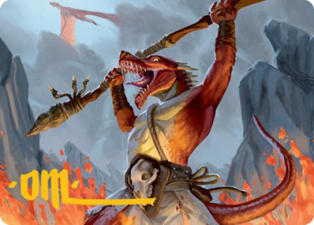 Carte d'art Kobold (Signature estampillée or) [Donjons et Dragons : Aventures dans les Royaumes Oubliés Série d'art]