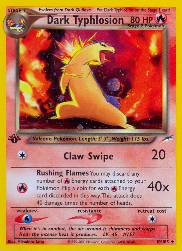Typhlosion Oscuro (10/105) [Neo Destiny 1.ª edición]