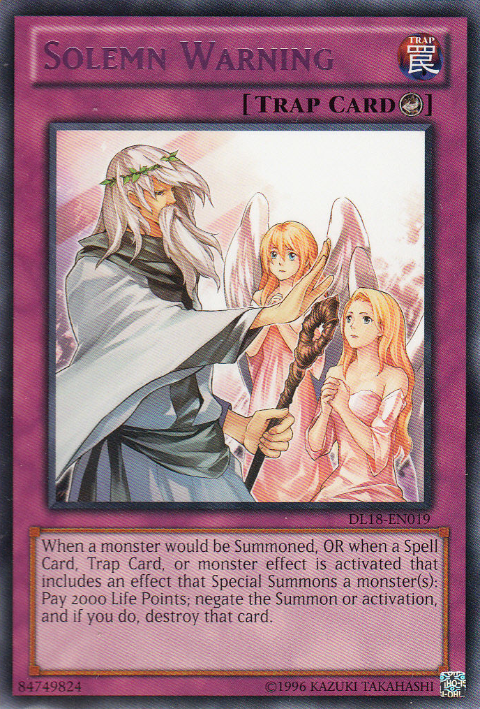 Advertencia Solemne (Violeta) [DL18-EN019] Rara
