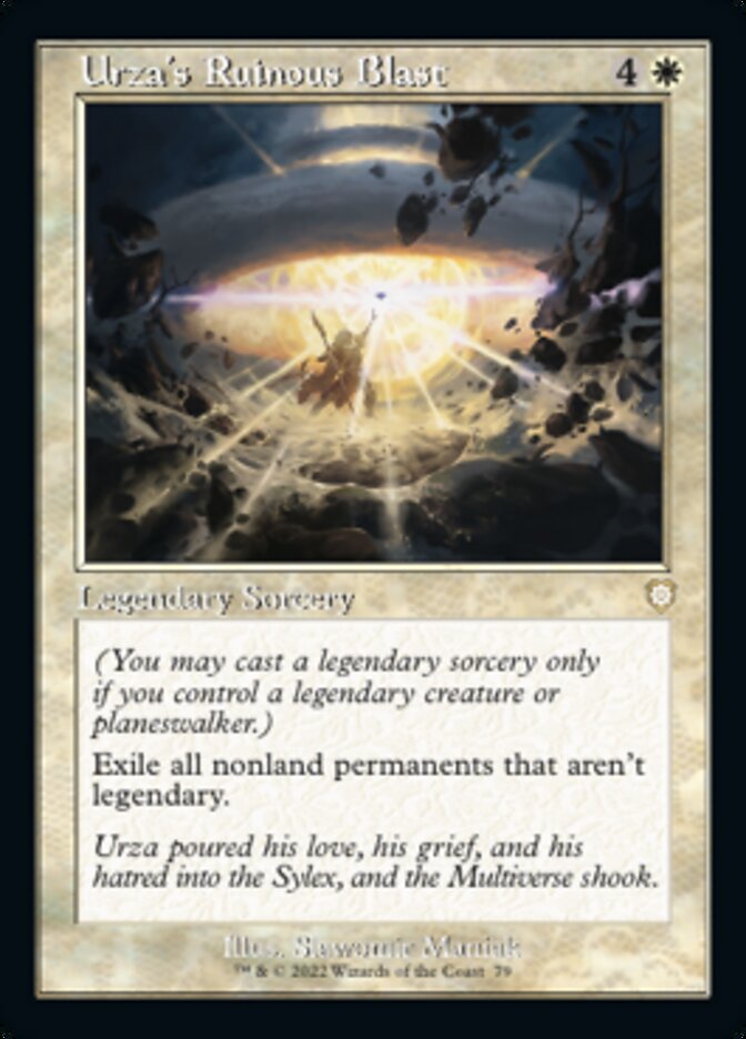 Ráfaga ruinosa de Urza (Retro) [Commander: La Guerra de los Hermanos]
