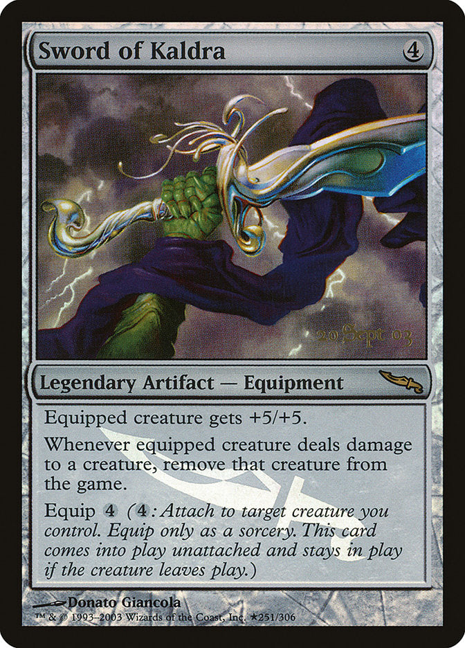 Espada de Kaldra [Promos de Mirrodin]