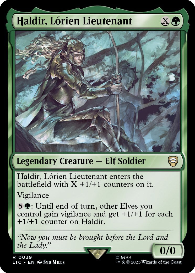 Haldir, lieutenant de la Lothlórien [Le Seigneur des Anneaux : Contes de la Terre du Milieu Commander]