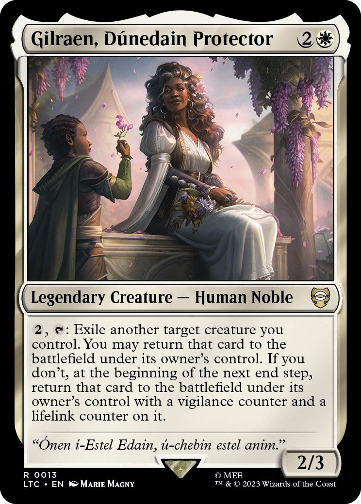 Gilraen, protectrice d'une Dune (Seigneur des Anneaux : Contes de la Terre du Milieu Commander)