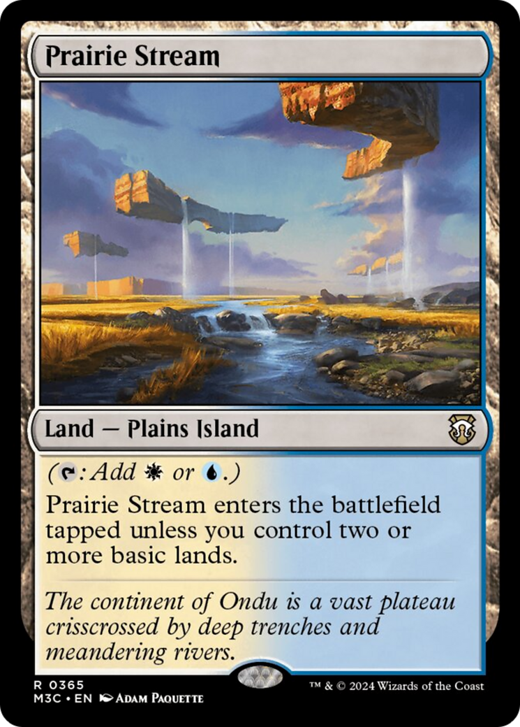 Ruisseau de prairie (Feuille chatoyante) [Commander Horizons du Modern 3]