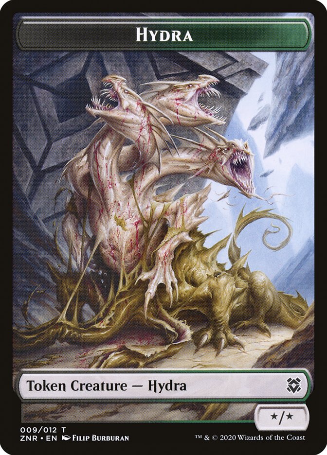 Drake // Jeton double face Hydre [Jetons de Zendikar Rising]