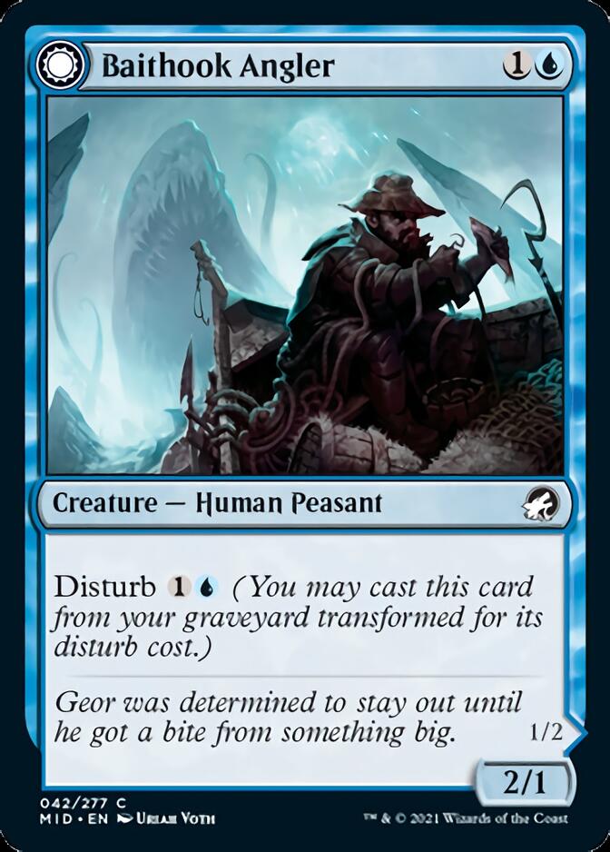Pêcheur du Baithook // Vagabond hanté par l'hameçon [Innistrad: Chasse de minuit]
