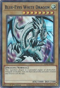 Dragon Blanc aux Yeux Bleus (Bleu) [LDS2-FR001] Ultra Rare