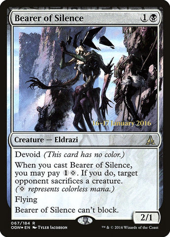 Portador del silencio [Sobres de Prerelease de La jura de los Guardianes]