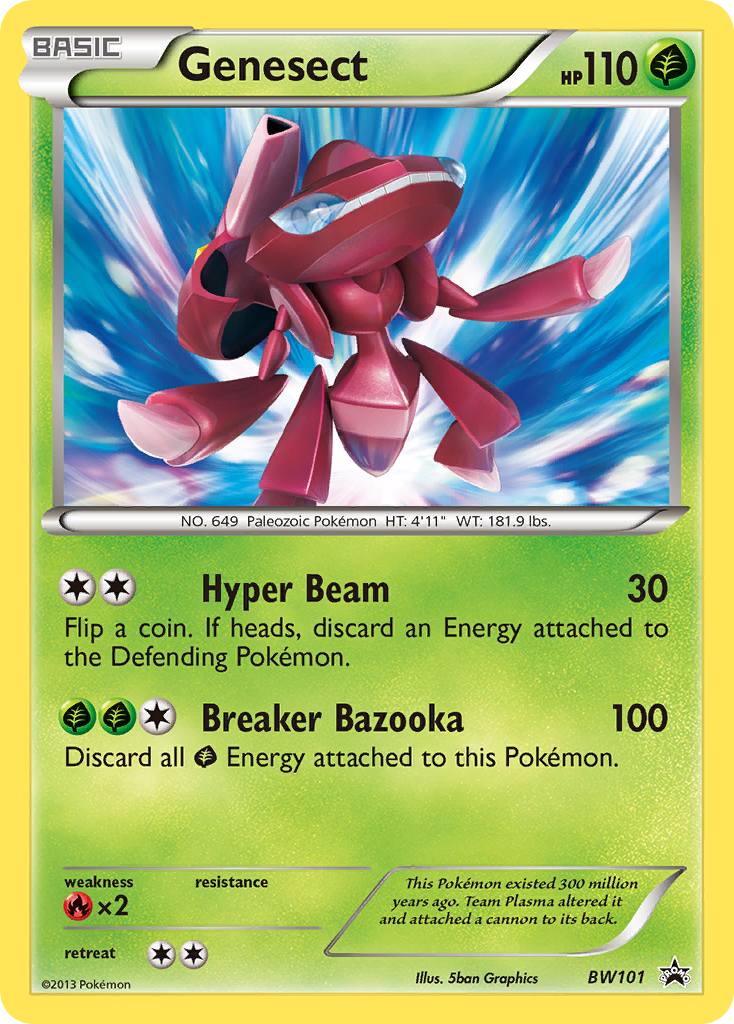 Genesect (BW101) [Noir & Blanc : Cartes promo Étoile noire]