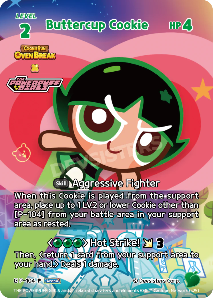 Image for Buttercup Cookie (P-104) (P) - CookieRun: Braverse TCG