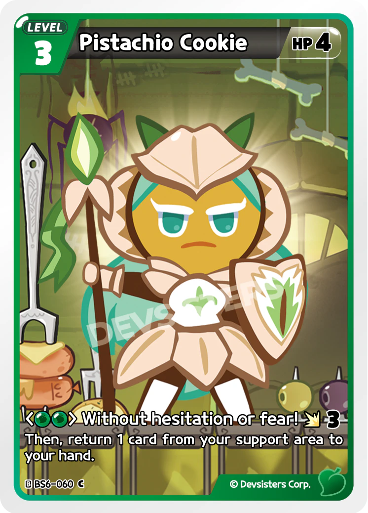 Image for Pistachio Cookie (BS6-060) (BS6) - CookieRun: Braverse TCG