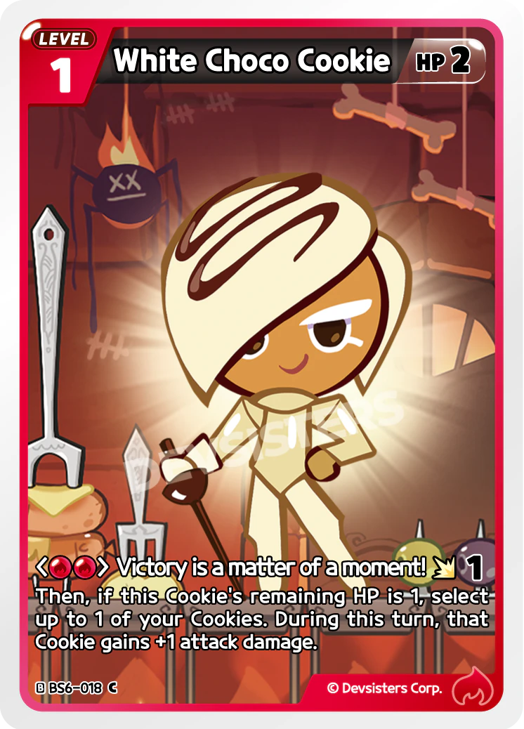 Image for White Choco Cookie (BS6-018) (BS6) - CookieRun: Braverse TCG
