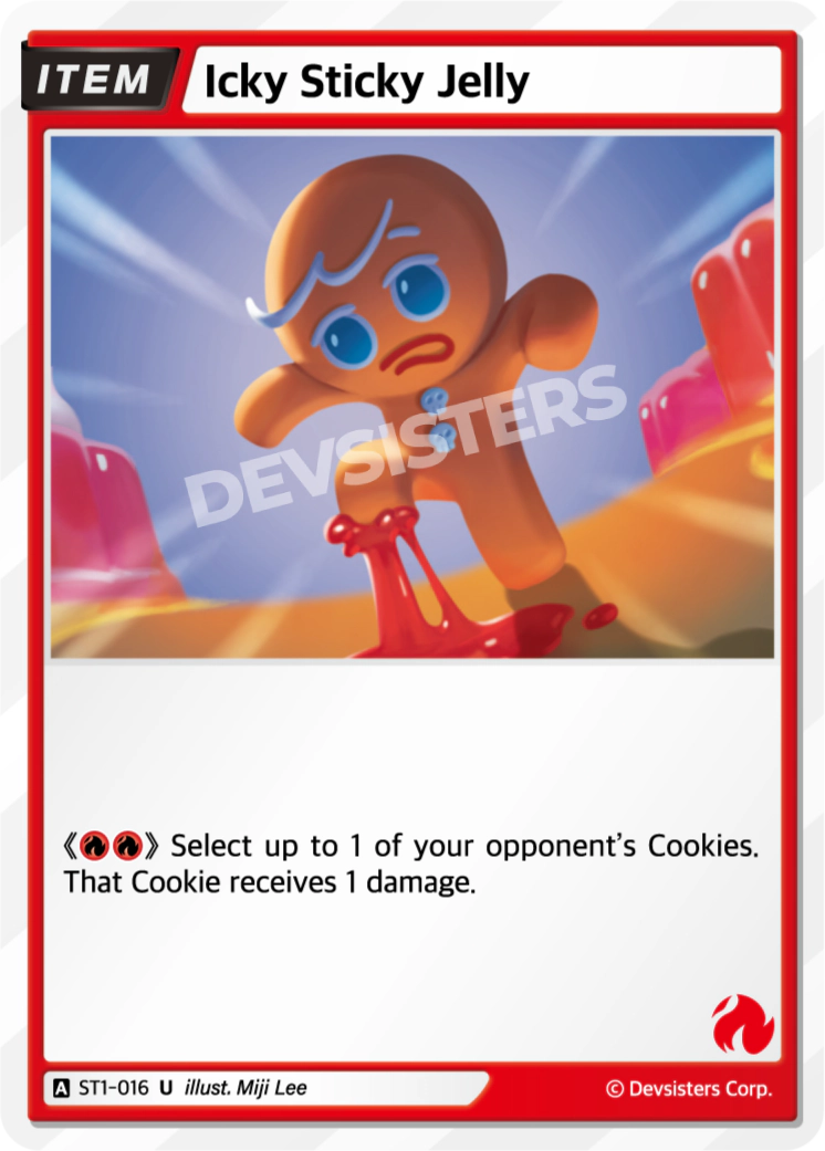 Image for Icky Sticky Jelly (ST1-016) (ST1) - CookieRun: Braverse TCG