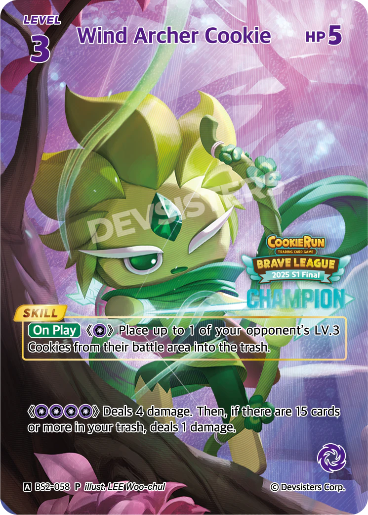 Image for Wind Archer Cookie (BS2_058) (BS2) - CookieRun: Braverse TCG