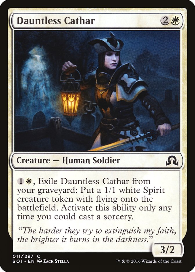 Cátaro intrépido [Shadows over Innistrad]