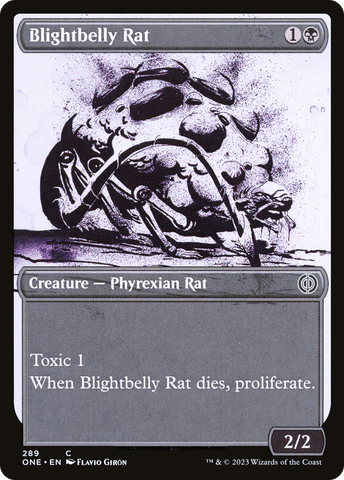 Rata estropeapanzas (Icor de colección) [Phyrexia: All Will Be One]