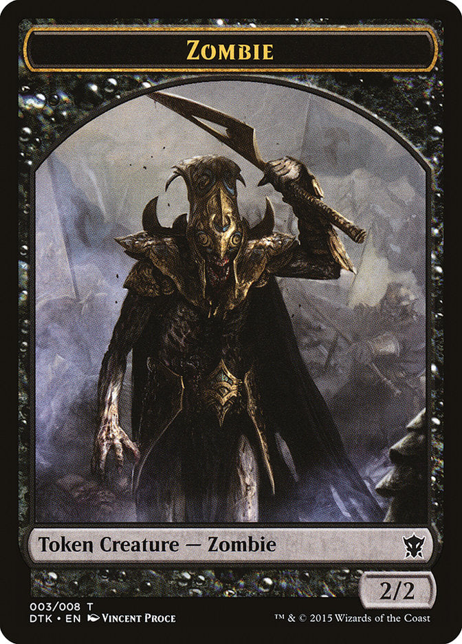 Jeton Zombie [Jetons Les Dragons de Tarkir]