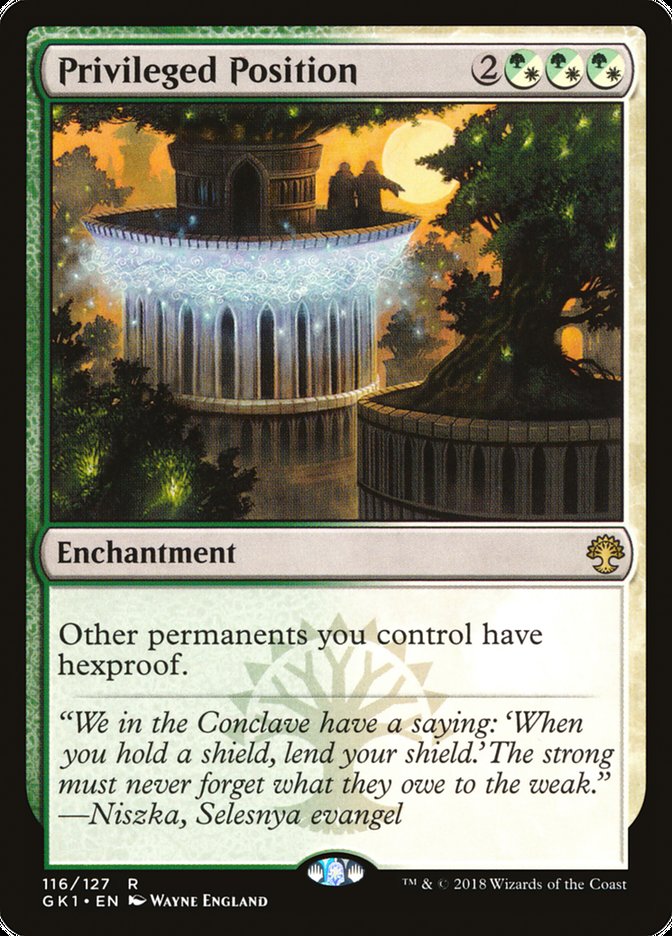 Position privilégiée [Kit de guilde Guildes de Ravnica]